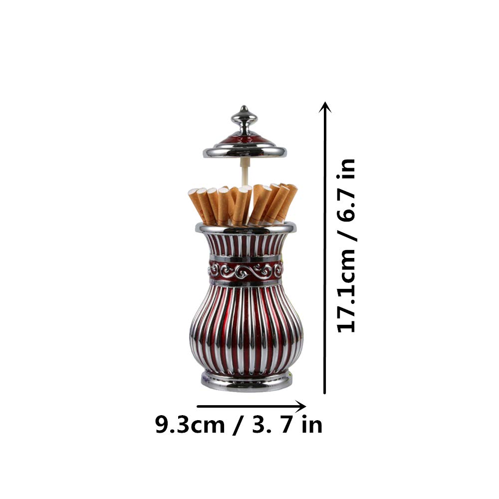 Automatic Metal Cigarette Box Pop Up Dispenser Table cigar holder